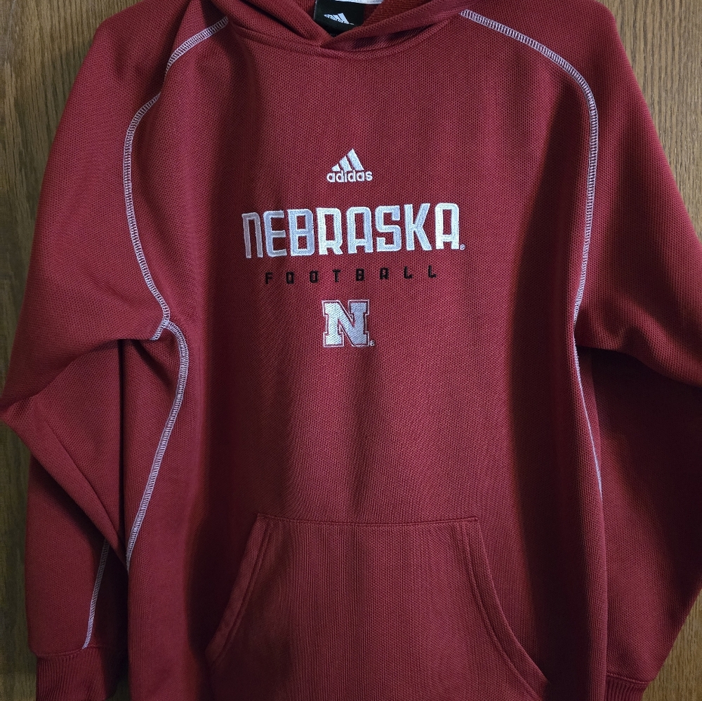 Adidas Nebraska Football Hoodie